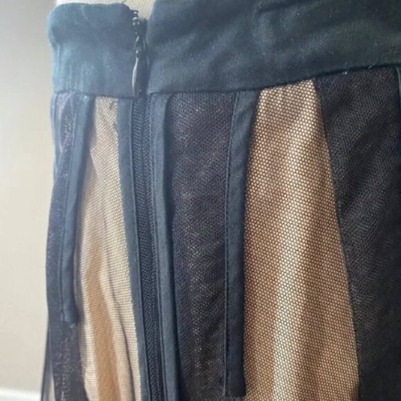 INC Midi Tan and Black Skirt. Size: small. - Picture 5 of 5